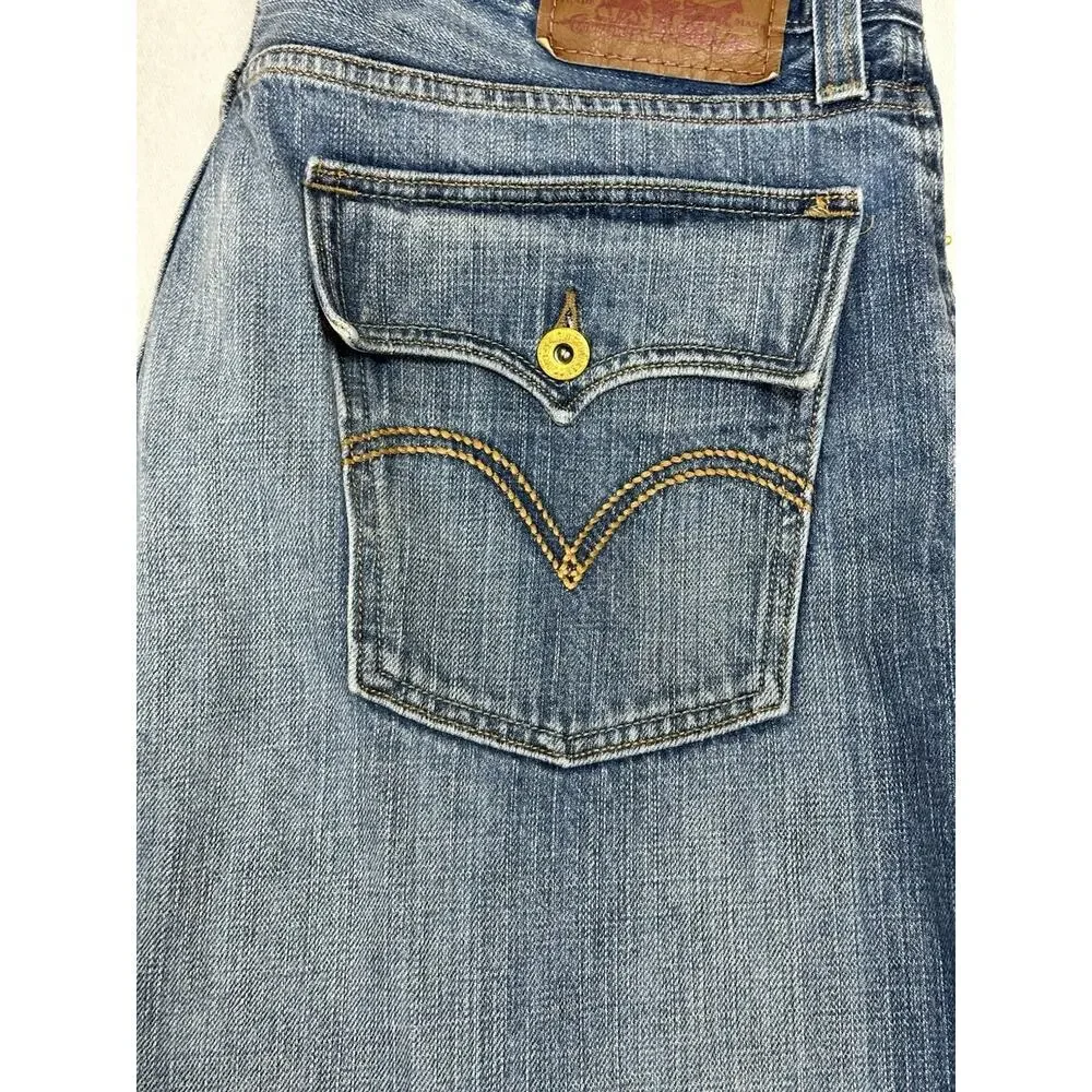 Vintage Levi’s 527 Low Bootcut Jeans Mens Size 36x32 Y2K Flap Pockets Western